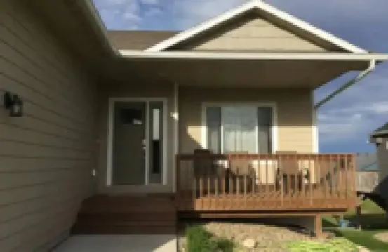 Upstairs of a newer ranch style home.  Owner resides in locked off basement.