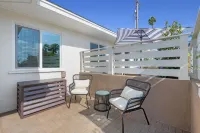 Semi-Private Patio and Outdoor Area - Stylish Coastal Retreat Hotels in Oceanside