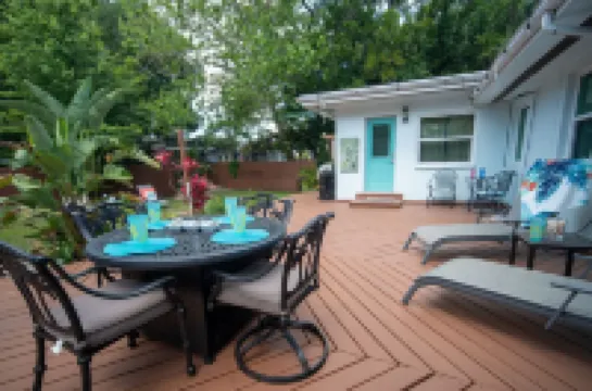 Scenic Deck and Beach Essentials Provided - Charming Coastal Retreat