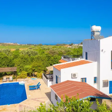Villa Charoula Pente Large Private Pool A C Wifi - 3274