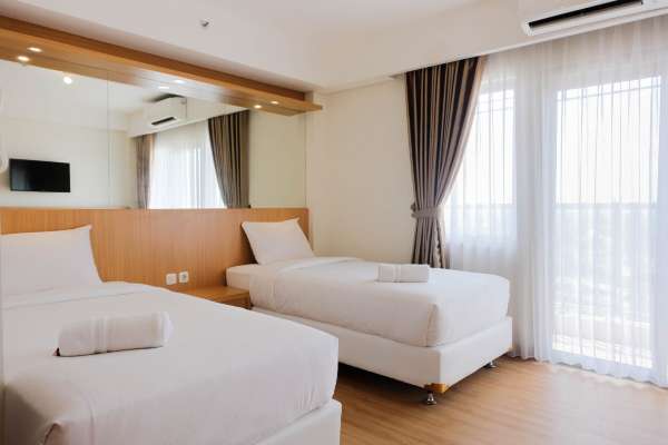 Twin Bed Studio Room at Annora Living Apartment Hotels in Tangerang