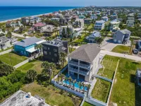 Villa Nautilus New Lux 3 Story Pool Hot Tub Home with Elevator- Steps Away from the Beach - 4-Star