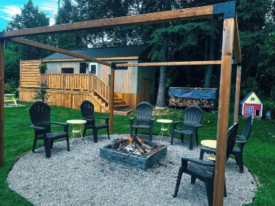 A cozy retreat w/ firepit - right across from Trout Lake! Hotels near Pearle Vision