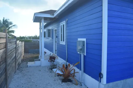 Beach Access House. with Beach Supplies.