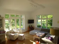 Fantastic luxury house near the beach in a large beautiful garden