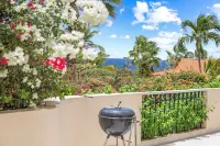 Royal Beach House with sea view and large community pool.