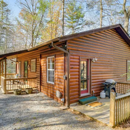 Mtn-View Waynesville Home Near Trout Stocked Creek