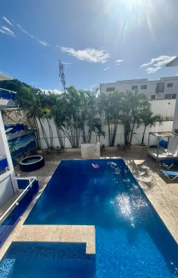 Brand new facing the pool , in the center of Sosua