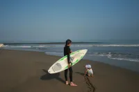 Surfingbirds Home for Surfers and Birdwatchers, restaurants at walking-distance