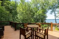 Winnipesaukee Waterfront Adirondack Home with Dock
