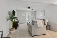 Brand New! Modern 1BD,1BA Hidden Gem w/King Bed, Patio, Fast WiFi & Free Parking