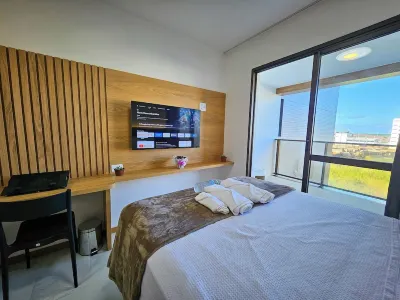 Smart Studio with sea view, 5 minutes from the Convention Center Hotels in Armacao