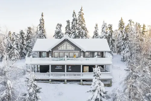 A high-quality villa, near Koli National Park in North Karelia in Finland