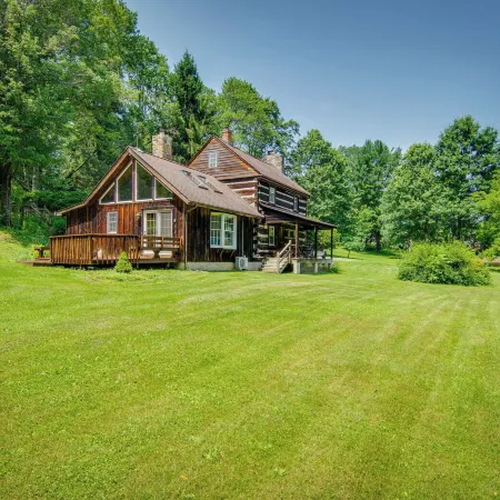 Historic Morrisdale Area Cabin w/ Deck & Fireplace