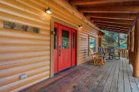 Log cabin with game room by skiing & lake