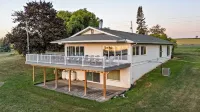 Panoramic Lake View Retreat with Firepit! Centrally Located on Wine Trail!
