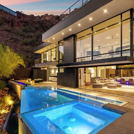 Luxury Retreat Carved in Camelback Mountain - Infinity Pool, Spa, Mountain Views