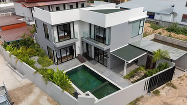 รูปภาพของพูลวิลล่าสำหรับครอบครัวใกล้ท่าเรือ วี266