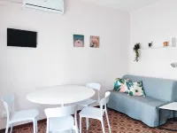 Studio with balcony and pool access