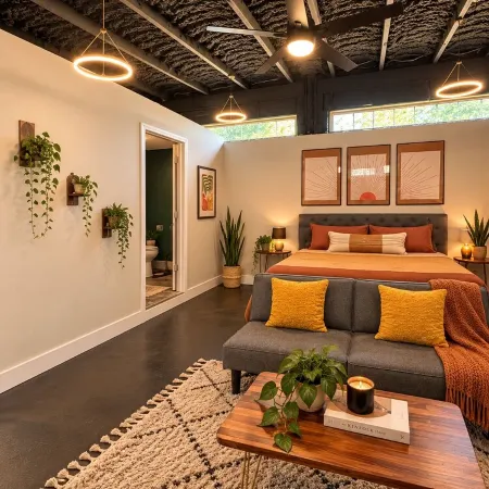 Groovy King Studio — Central Pensacola — Private & Spacious
