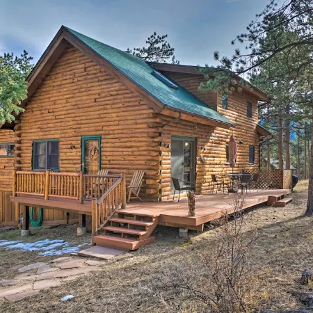 Picturesque Log Cabin in Estes Park 9 Mi to Rmnp