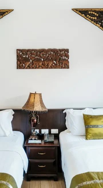 ห้องซูพีเรียร์ เตียงแฝด พร้อมระเบียง