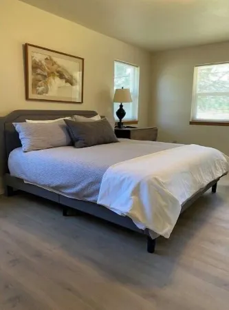 Spacious home nestled between orchards and winery