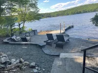 Lakefront Retreat with Private Dock and Hot Tub