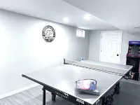 Comfy 3Bd House with Arcade, Ping Pong, Fire Pit, Walk to Purdue, Golf, Sports!