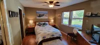 Very quiet Pacific City home with amazing river views from the deck!