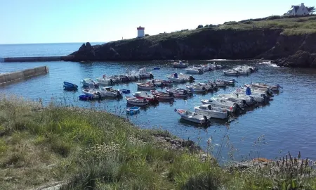 Gîte de Penn Ar Roz: 3 épis seaside GUILER-SUR-GOYEN, 4-5 pers, swimming pool.