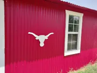 Texas Tin Star Tiny Home-Dusty Feathers Ranch. 9acres. Close to Cedar Creek Lake