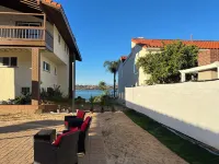 Amazing Lakefront Home with a Private Beach, BBQ, Balcony, Fireplaces & jacuzzi