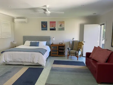 Studio at Beechworth next to the forest. Pet friendly but please let us know. .