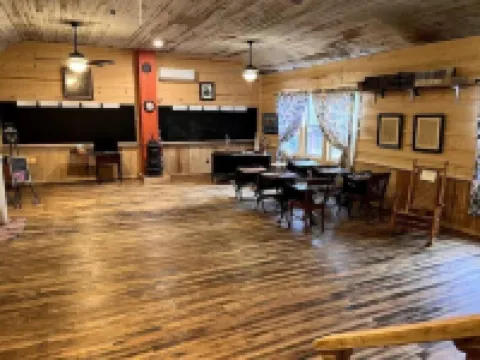 Historic Schoolhouse Near The Buffalo River