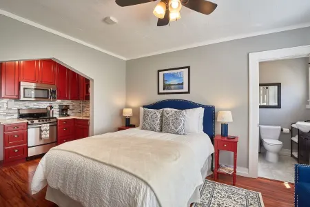 Above the downtown scene stay at the Yamhill Flats: Suite 4