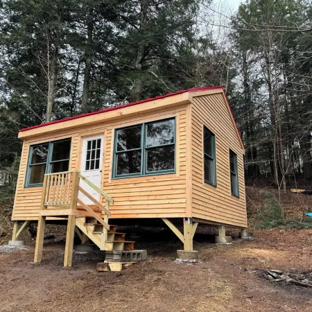 Maine Cabin Masters Camp completely redone waiting for a Lake loving family !