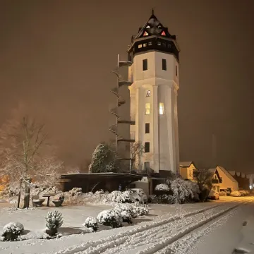 Historic water tower, close to Eifel Nature Park, Phantasialand, Cologne, Bonn, hiking trails