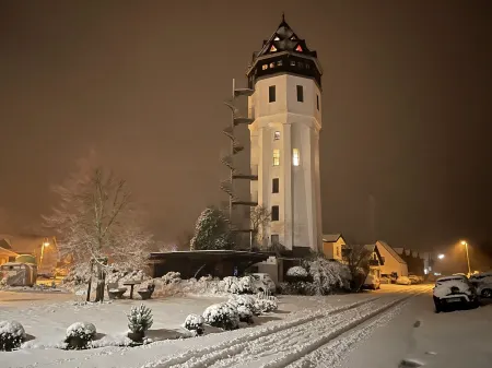 Historic water tower, close to Eifel Nature Park, Phantasialand, Cologne, Bonn, hiking trails