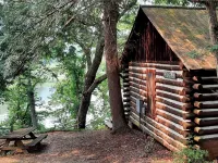 Historic one bedroom log cabin 雷克路爾酒店