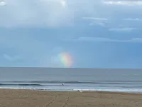 Beach front , across the street form the sand
