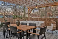 Luxe Stay Near Duke &DT - Rooftop/Firepit/Games