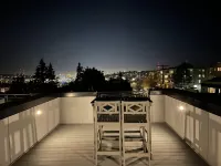 Private Rooftop Patio and Smart Home Features - Modern Urban Oasis Hotels in fremont