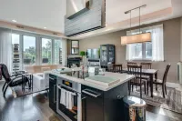 Chic Escape with Gourmet Kitchen and Skyline Views - Stylish Retreat
