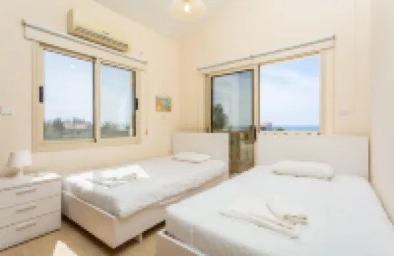 Villa Rose Large Private Pool Walk to Beach Sea Views A C Wifi - 2184
