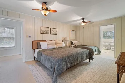 Lakefront vacation home with 2 boat slips + more!