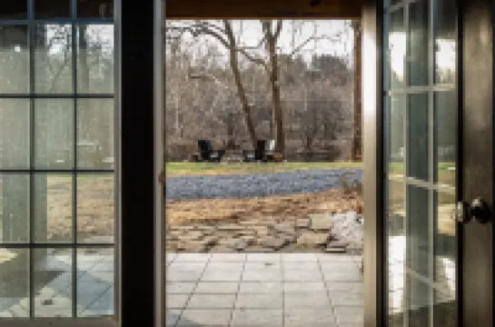 Modern Riverfront A-Frame Cabin w/ Hot Tub, Fire Pit, Kayaks, Canoe, & Arcade