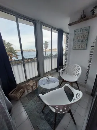 Appart, "à l'abordage", Sète, parking, View, station