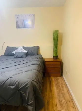 Luxury 2 bedroom rental place with a fireplace