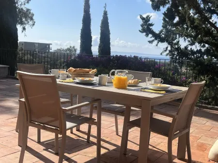 Villa - large terraces - Views of the Sea and the Hills of Cap Benat Отели в г. Борм-Ле-Мимоза